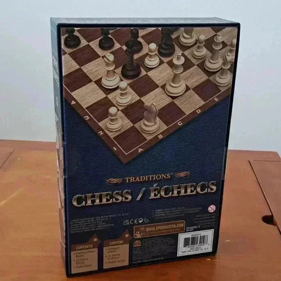 𝅺CHESS ECHECS TRADITIONS SPIN MASTER GAMES - Picture 7 of 8